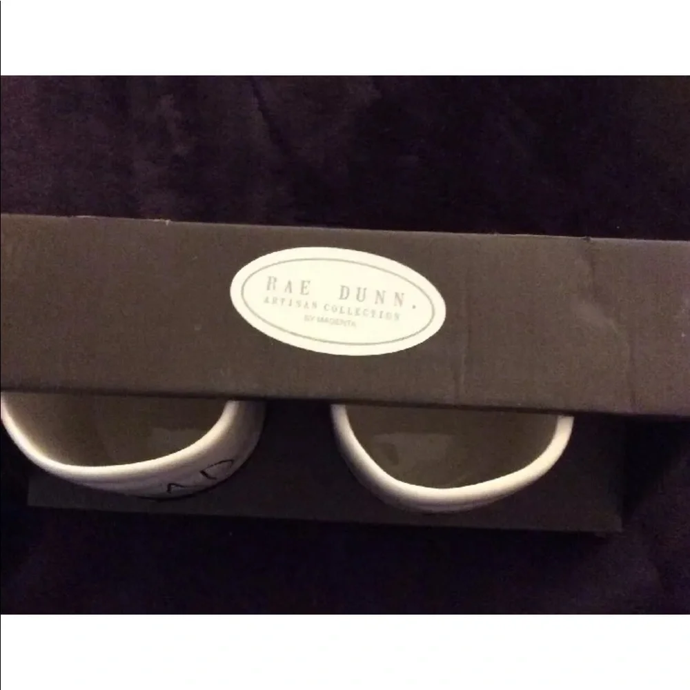 NWOT Rae Dunn CAFFEINE NOT YOURS SET of 2 MUGS